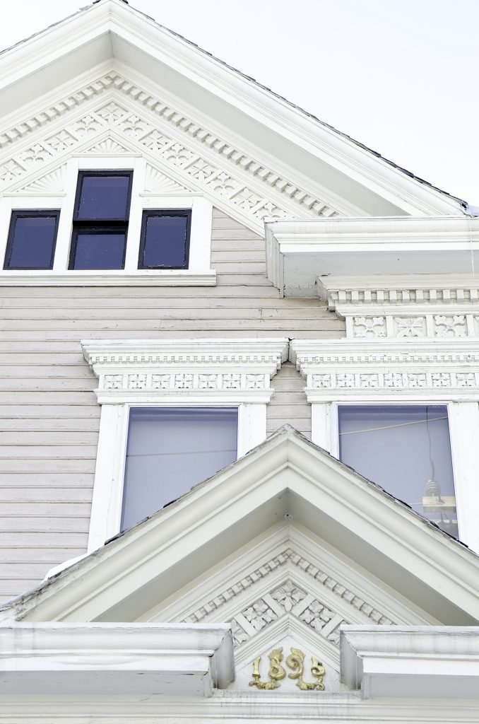 The Holman F. Day House at the corner of Court and Goff streets in Auburn.